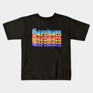 Rainbow Popart Libra Kids T-Shirt